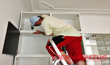 Demontage und Montage mit dem Umzug